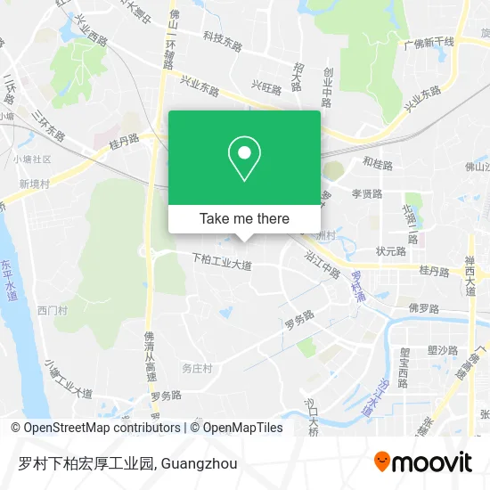 罗村下柏宏厚工业园 map