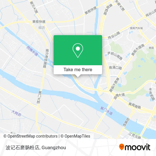 波记石磨肠粉店 map