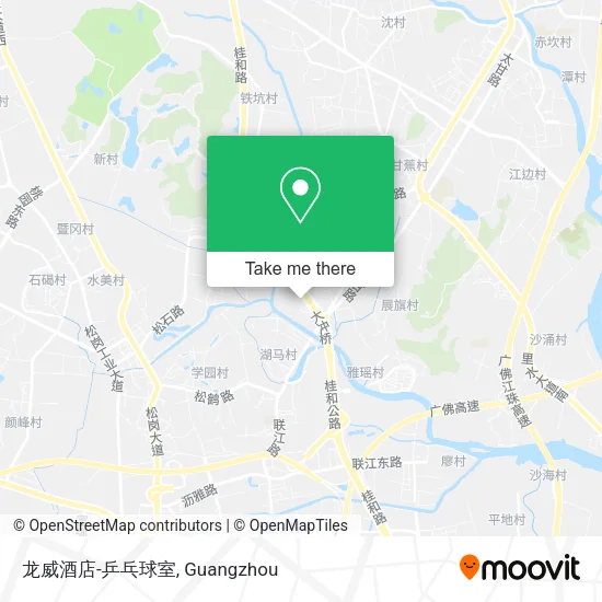 龙威酒店-乒乓球室 map