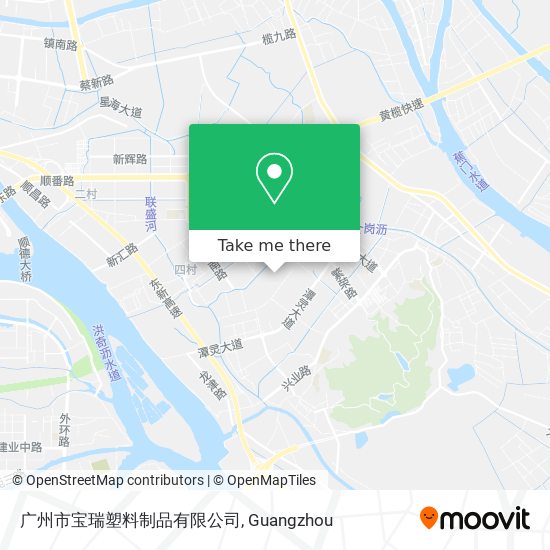 广州市宝瑞塑料制品有限公司 map