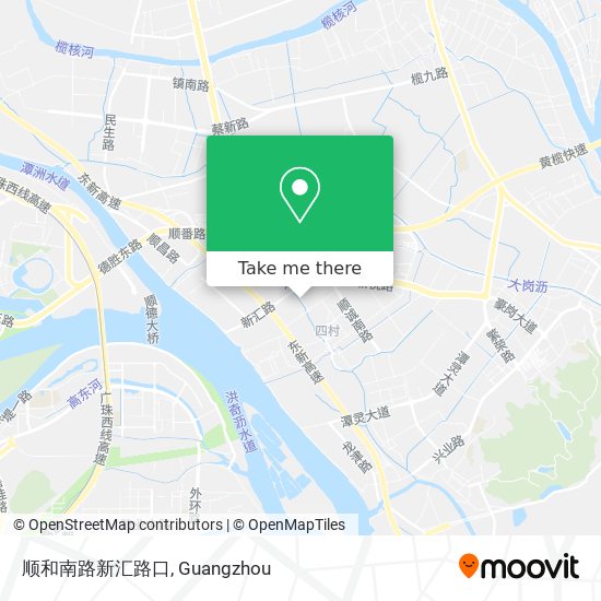 顺和南路新汇路口 map