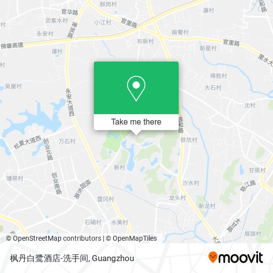 枫丹白鹭酒店-洗手间 map