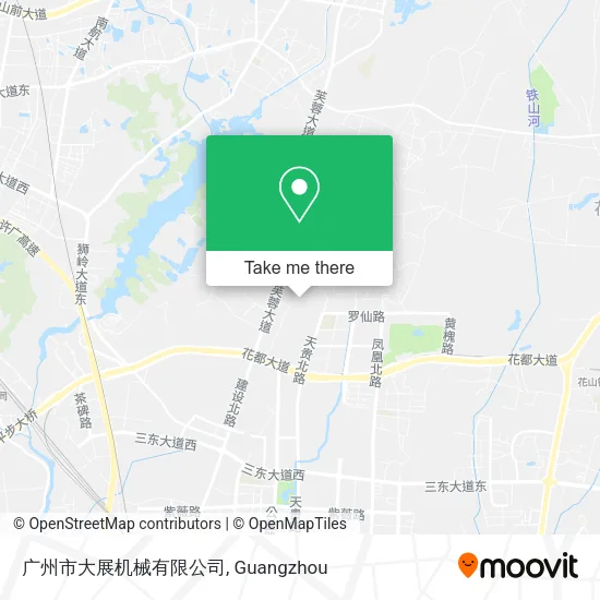 广州市大展机械有限公司 map