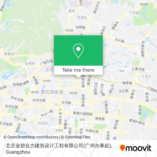 北京金碧合力建筑设计工程有限公司(广州办事处) map