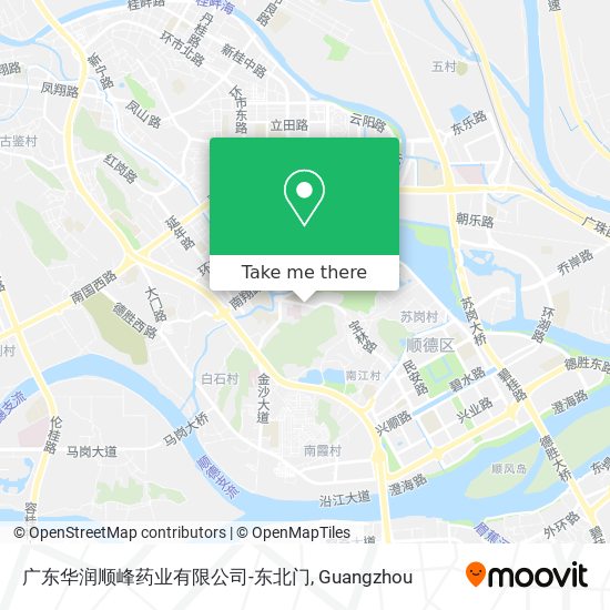 广东华润顺峰药业有限公司-东北门 map
