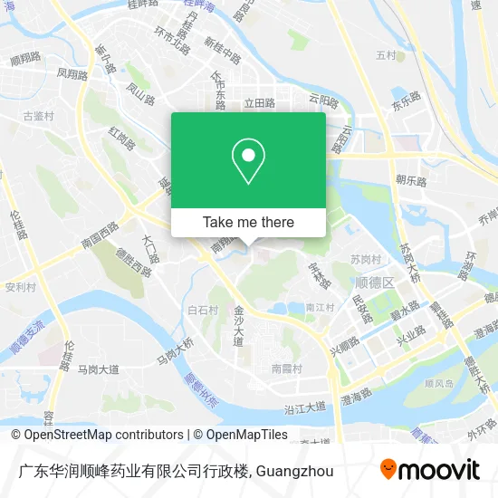 广东华润顺峰药业有限公司行政楼 map