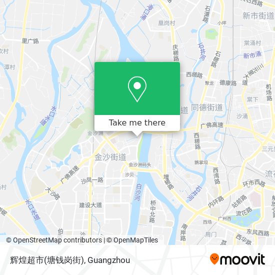 辉煌超市(塘钱岗街) map