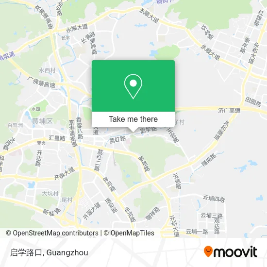 启学路口 map