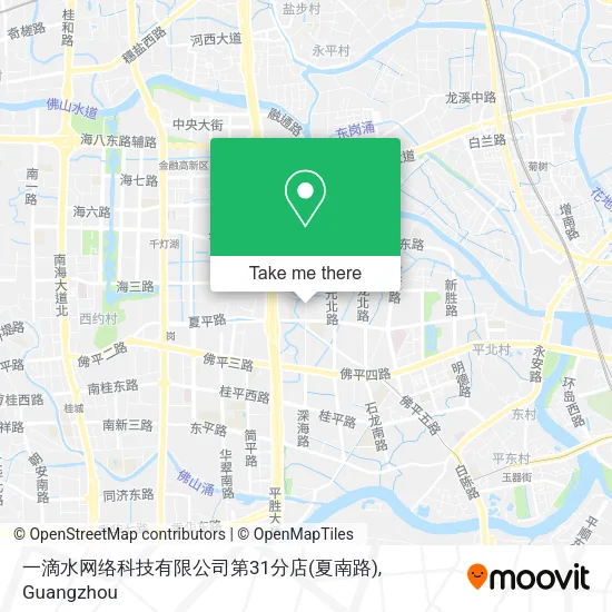 一滴水网络科技有限公司第31分店(夏南路) map
