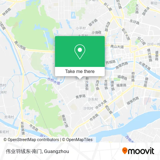 伟业羽绒东-南门 map