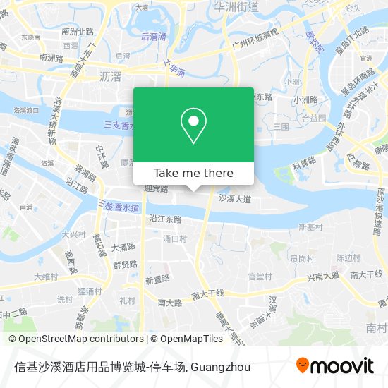 信基沙溪酒店用品博览城-停车场 map