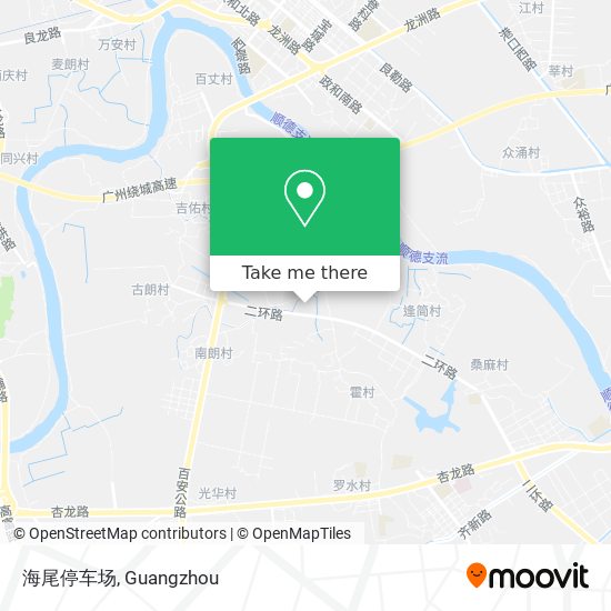 海尾停车场 map