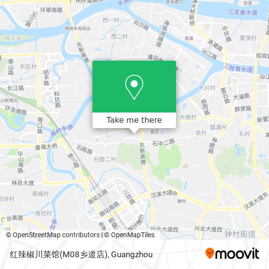 红辣椒川菜馆(M08乡道店) map