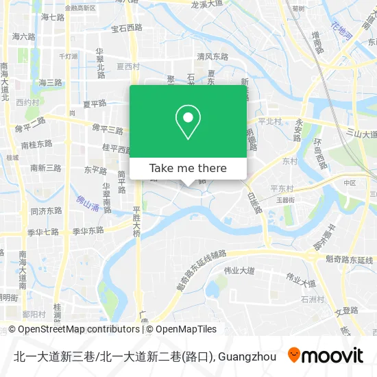 北一大道新三巷/北一大道新二巷(路口) map