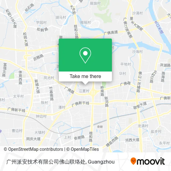 广州派安技术有限公司佛山联络处 map