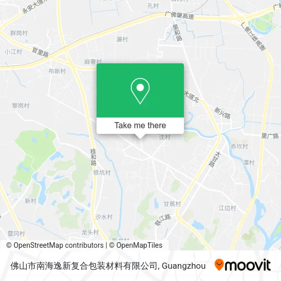 佛山市南海逸新复合包装材料有限公司 map