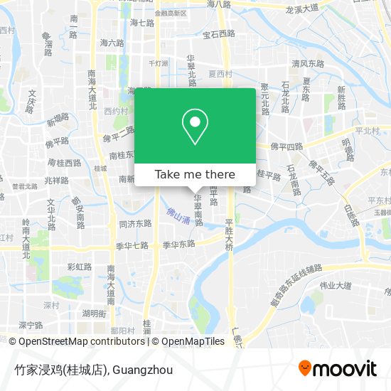 竹家浸鸡(桂城店) map