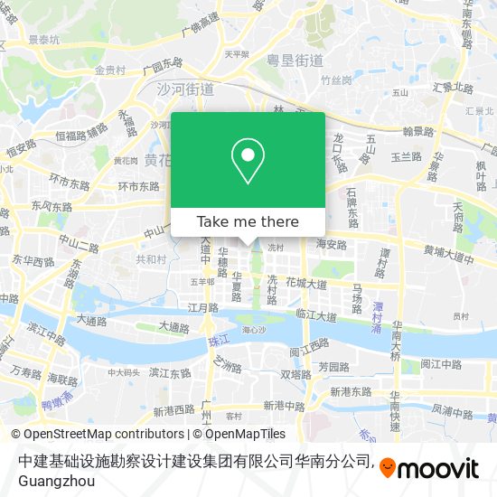 中建基础设施勘察设计建设集团有限公司华南分公司 map