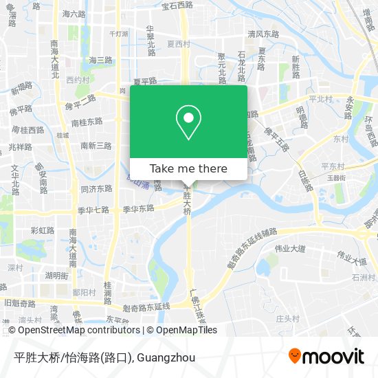 平胜大桥/怡海路(路口) map