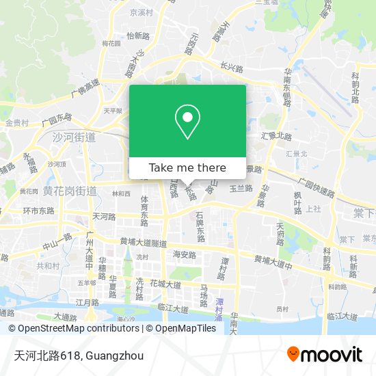 天河北路618 map