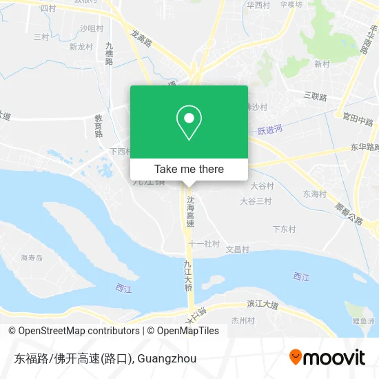东福路/佛开高速(路口) map