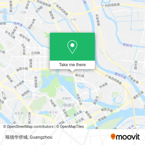 顺德华侨城 map