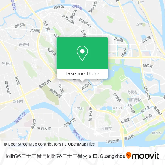 同晖路二十二街与同晖路二十三街交叉口 map
