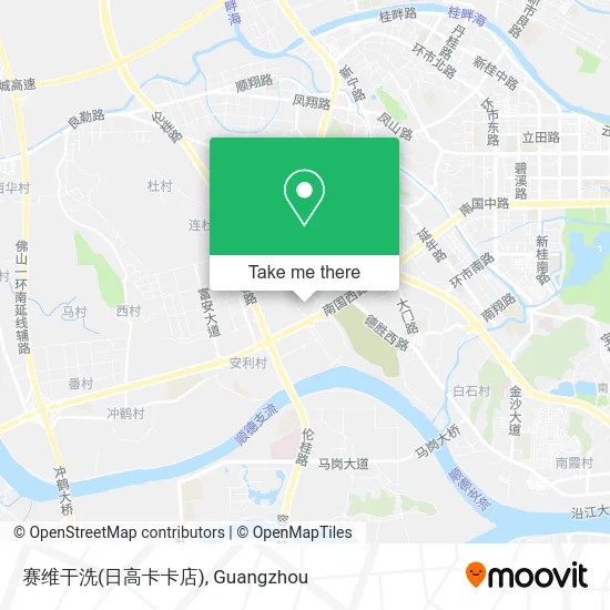 赛维干洗(日高卡卡店) map
