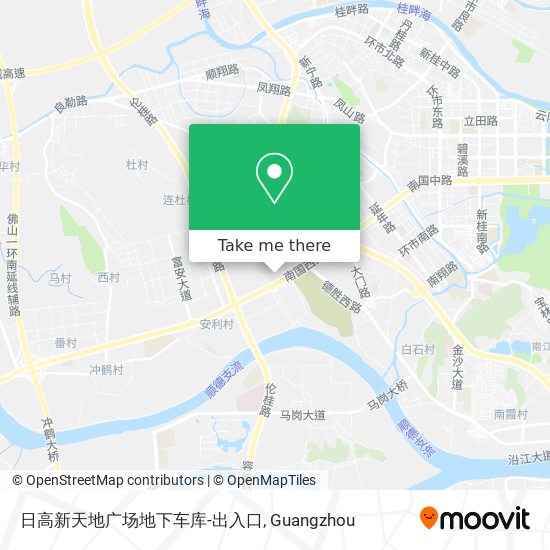 日高新天地广场地下车库-出入口 map