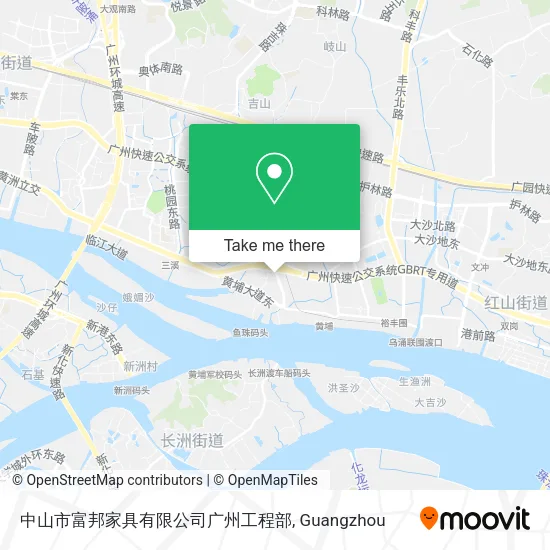 中山市富邦家具有限公司广州工程部 map