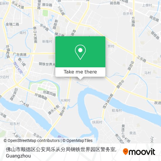 佛山市顺德区公安局乐从分局钢铁世界园区警务室 map