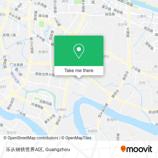 乐从钢铁世界A区 map