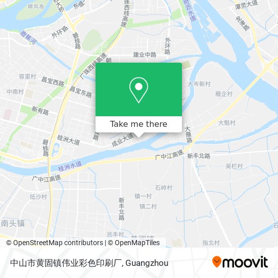 中山市黄固镇伟业彩色印刷厂 map