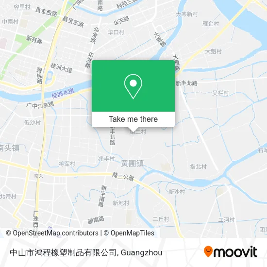 中山市鸿程橡塑制品有限公司 map