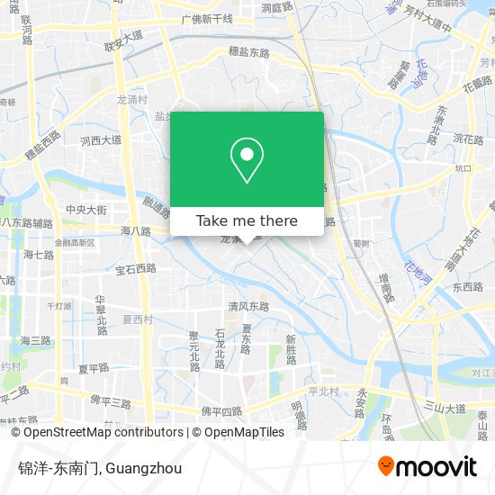 锦洋-东南门 map