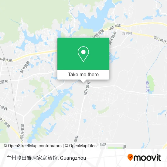 广州骏田雅居家庭旅馆 map
