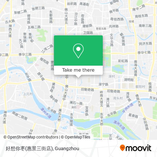 好想你枣(惠景三街店) map