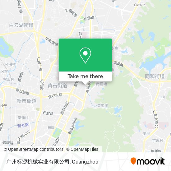 广州标源机械实业有限公司 map