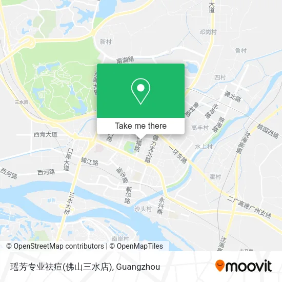 瑶芳专业祛痘(佛山三水店) map