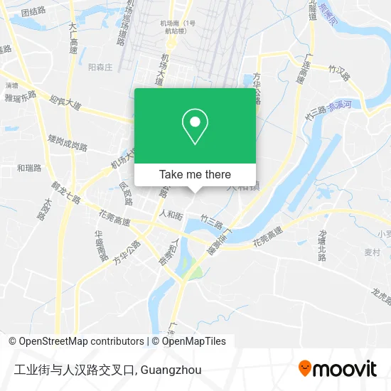 工业街与人汉路交叉口 map
