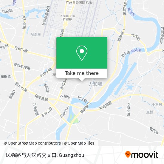 民强路与人汉路交叉口 map