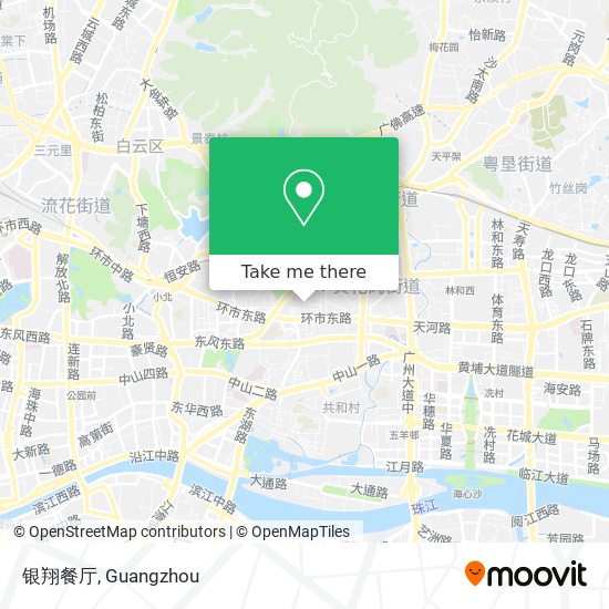 银翔餐厅 map