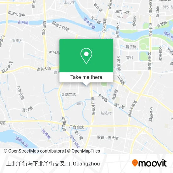 上北丫街与下北丫街交叉口 map