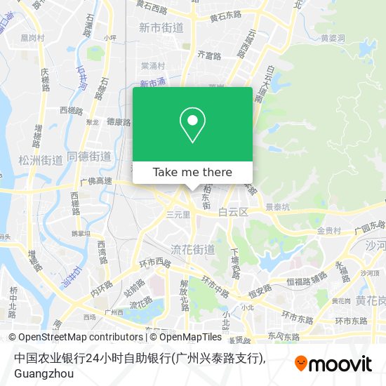 中国农业银行24小时自助银行(广州兴泰路支行) map