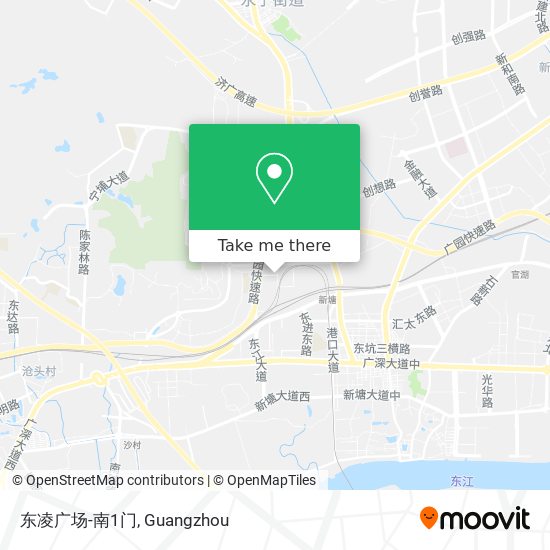 东凌广场-南1门 map