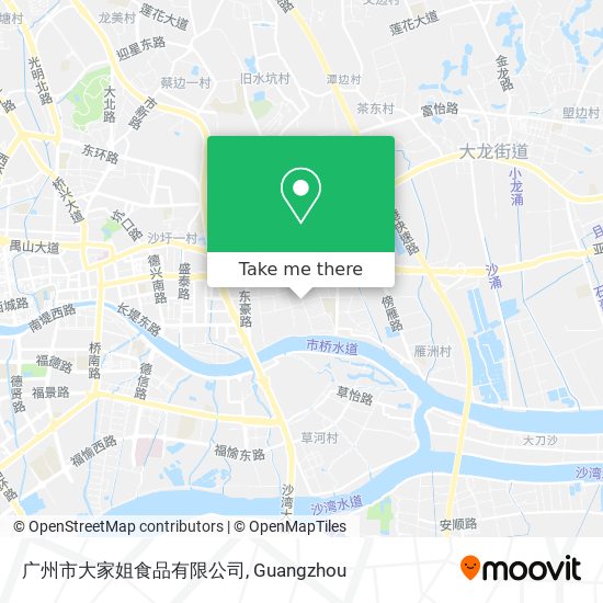 广州市大家姐食品有限公司 map