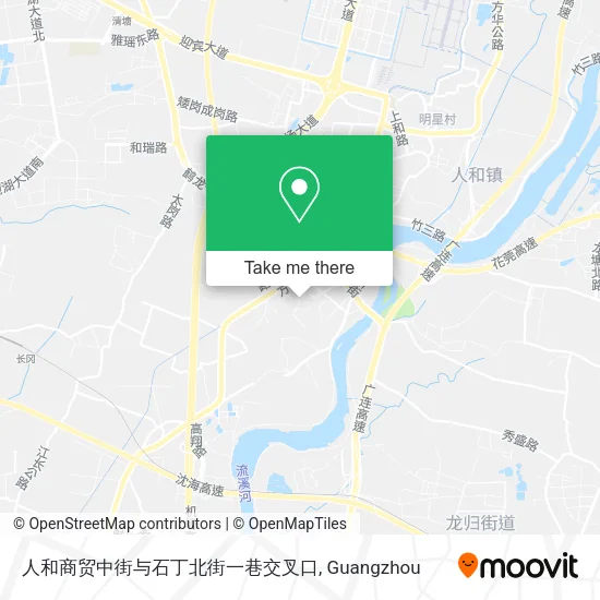 人和商贸中街与石丁北街一巷交叉口 map
