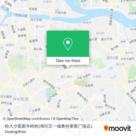 粉大少苗家牛肉粉(海印又一城奥特莱斯广场店) map