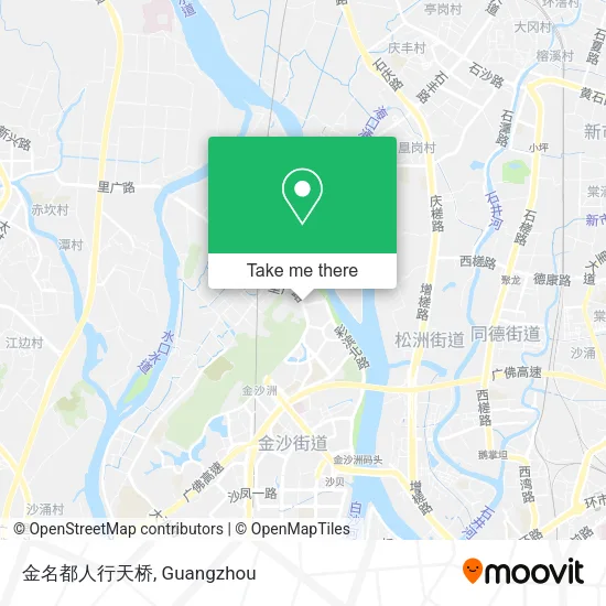 金名都人行天桥 map