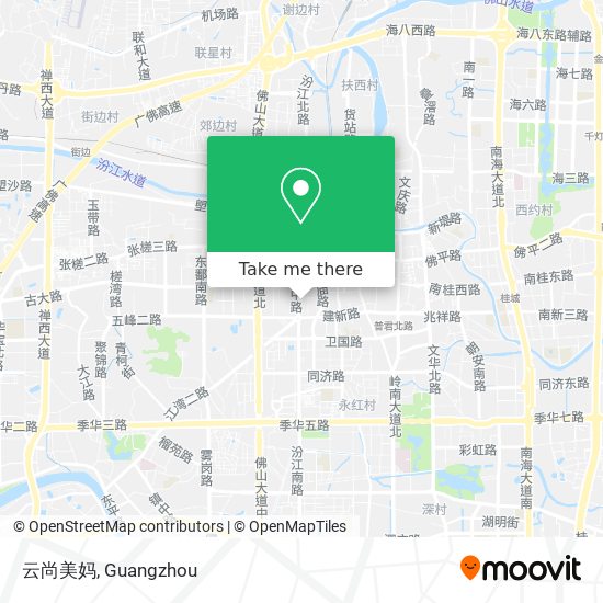 云尚美妈 map